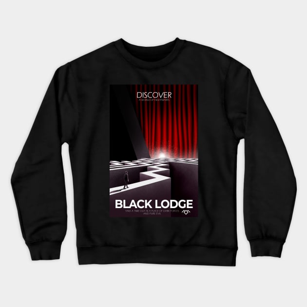 Black Lodge Crewneck Sweatshirt by edgarascensao